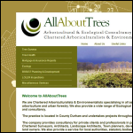 Screen shot of the Allabouttrees Ltd website.