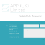 Screen shot of the APP (UK) Ltd website.