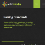 Screen shot of the Eilaf Media Services Ltd website.