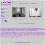 Screen shot of the Caterbuild UK Ltd website.