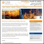 Screen shot of the Group Safety Services website.