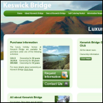 Screen shot of the The Keswick Bridge Owners' Club Ltd website.