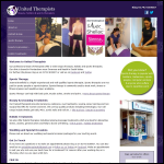 Screen shot of the United Therapists Ltd website.