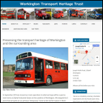 Screen shot of the The Workington Heritage Group Ltd website.