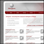 Screen shot of the Elkingtons Accountants Ltd website.