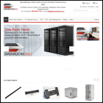 Screen shot of the Data Room Supplies Ltd website.