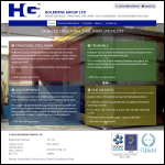 Screen shot of the Holborne Group Ltd website.
