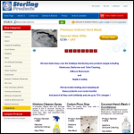 Screen shot of the Sterling Products Ltd website.