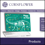 Screen shot of the Cornflower Press Ltd website.