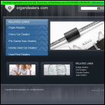 Screen shot of the WM Classical Organ Centre website.