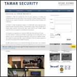 Screen shot of the Tamar Security Ltd website.