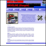 Screen shot of the Driveline Glasgow website.