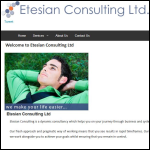 Screen shot of the Etesian Consulting Ltd website.