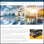 Screen shot of the Maxem Engineering Ltd website.