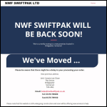 Screen shot of the Nwf Swiftpak Ltd website.
