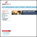 Screen shot of the Aero Assets Ltd website.