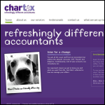 Screen shot of the Chartax website.