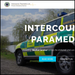Screen shot of the Inter-county Paramedic Ltd website.