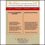Screen shot of the Blemkleen North West Ltd website.