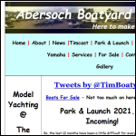 Screen shot of the Abersoch Moorings Ltd website.