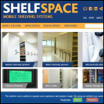 Screen shot of the Shelf Space Ltd website.