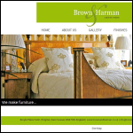 Screen shot of the Brown & Harman website.