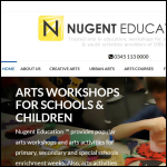 Screen shot of the Nugent Education Ltd website.