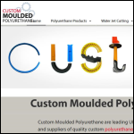 Screen shot of the Custom Moulded Polyurethane Ltd website.