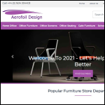 Screen shot of the Aerofoil Design & Management Ltd website.