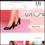Screen shot of the B L H Shoes Ltd website.