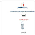 Screen shot of the Ranell Ltd website.