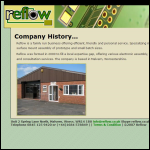Screen shot of the Reflow website.
