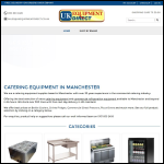 Screen shot of the UK Equipment Direct website.