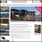 Screen shot of the South Manchester Gate & Barrier Co Ltd website.