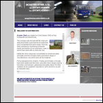 Screen shot of the Acaster Steel website.