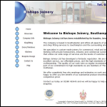 Screen shot of the Bishops Joinery Ltd website.