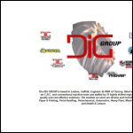 Screen shot of the DIG Tube Manipulation & Fabrication Ltd website.