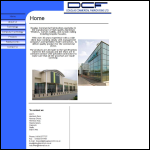 Screen shot of the Douglas Commercial Fabrications Ltd website.