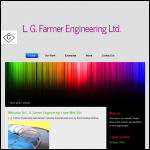 Screen shot of the L.G. Farmer (Engineering) Ltd website.