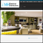 Screen shot of the MH Electrical Distributors Ltd website.