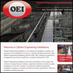 Screen shot of the Oldham Engineering Installations Ltd website.