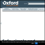 Screen shot of the Oxford Plastics Systems Ltd website.