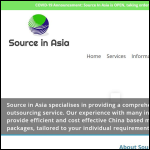 Screen shot of the Source in Asia Ltd website.
