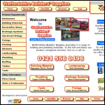 Screen shot of the Staffordshire Builders Supplies Ltd website.