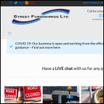 Screen shot of the Street Furnishings Ltd website.