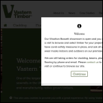 Screen shot of the Vastern Timber Co. Ltd website.