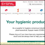 Screen shot of the Syspal Ltd website.