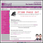 Screen shot of the Trust Distribution website.