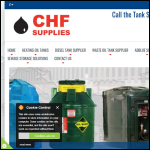 Screen shot of the CHF Supplies Ltd website.