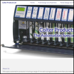 Screen shot of the Colter Products Ltd website.